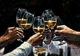 Fabian Perez For a Better Life II White Wine painting